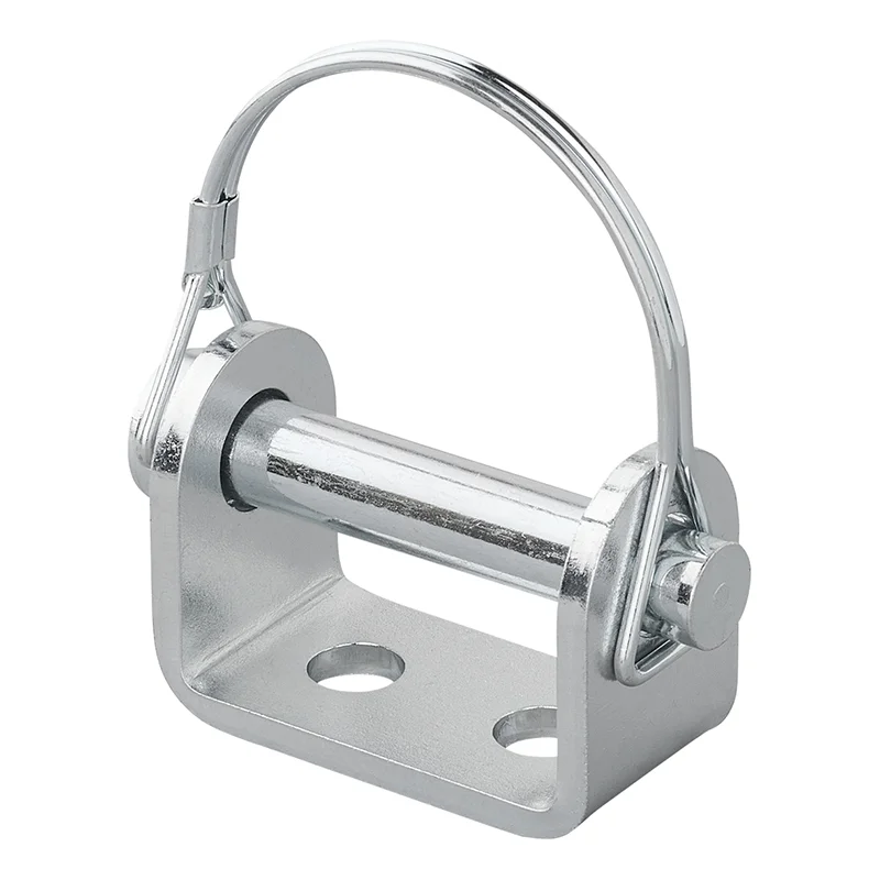 Supporto cerniera portellone posteriore 71 mm / Ø 12 mm con dado di bloccaggio e perno