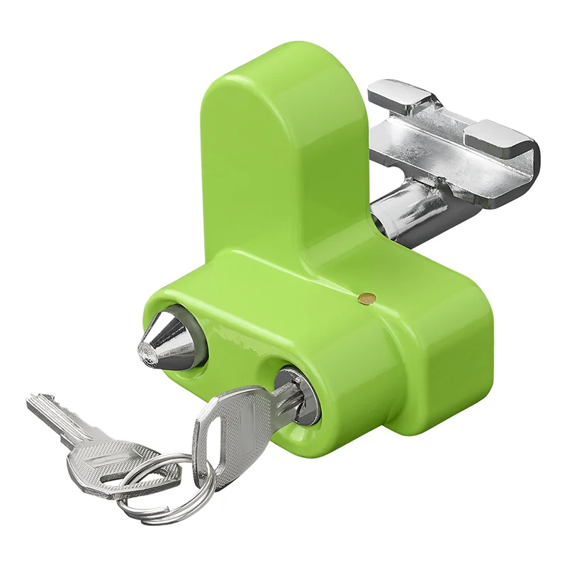 Corner steady lock with 2 keys