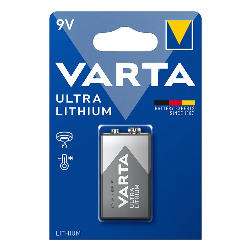  Varta Baterie litowe Ultra 9V w blistrze