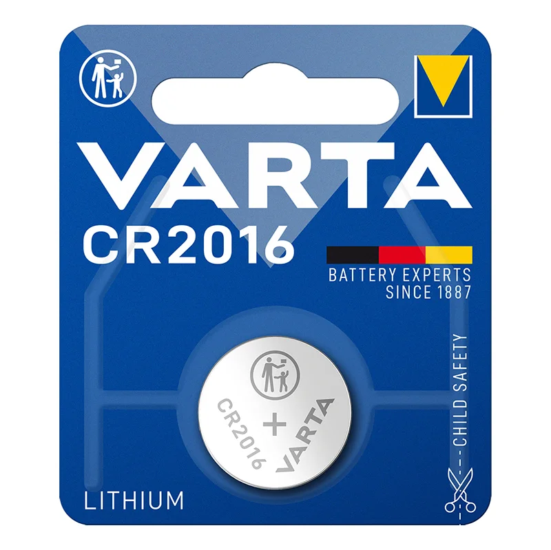 Batterie a bottone al litio Varta CR2016 3V in blister