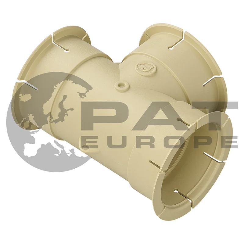 Whale Pièce en T de gaine 65 mm beige