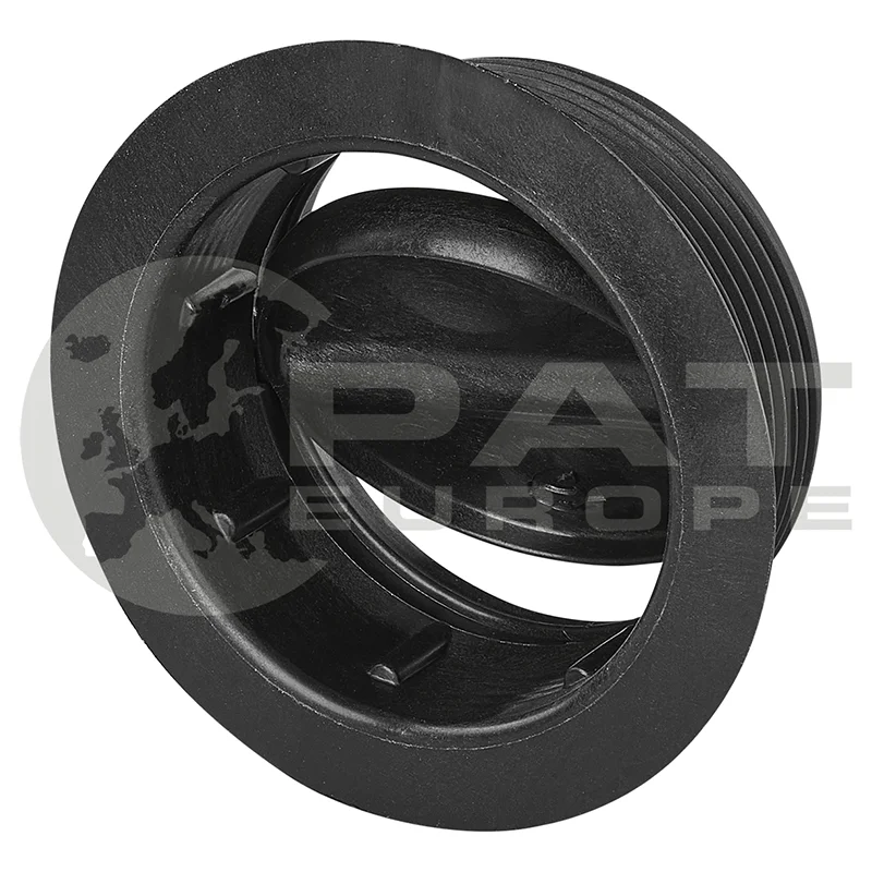 Whale air duct adjustable ventilation grille 65 mm black