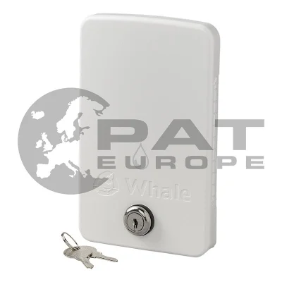 WHALE_AK1432C - Whale Easi-Slide sliding cover for recessed housing White with lock