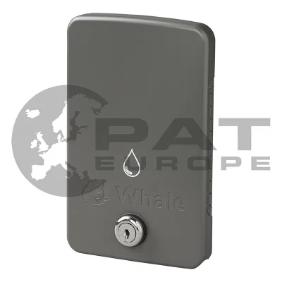 WHALE_AK1452C - Whale Easi-Slide sliding cover for recessed housing Grey with lock