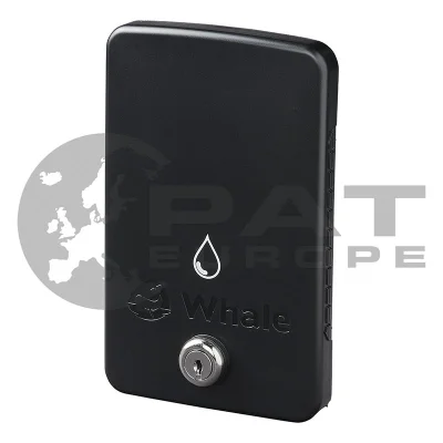 WHALE_AK1455C - Whale Easi-Slide sliding cover for recessed housing Black with lock