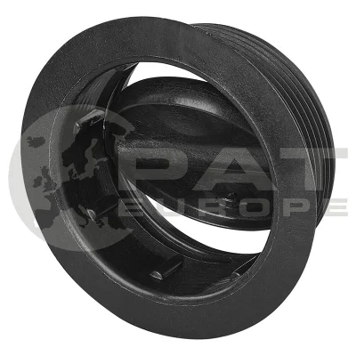 WHALE_DX6531B - Whale air duct adjustable ventilation grille 65 mm black