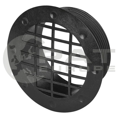 WHALE_DX6536B - Whale air duct fixed ventilation grille 65 mm black